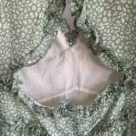 L-LA V Neck Mini Dress Sz S - Picture 7 of 10